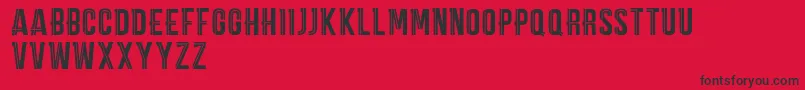 CarpeDiemMarkDemo Font – Black Fonts on Red Background