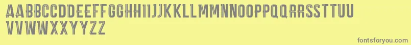 CarpeDiemMarkDemo Font – Gray Fonts on Yellow Background