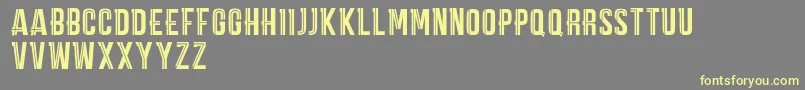 CarpeDiemMarkDemo Font – Yellow Fonts on Gray Background