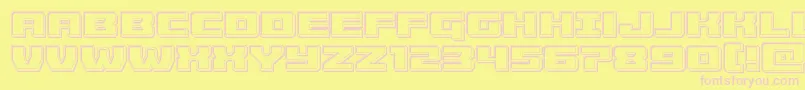 Saiba mais sobre a fonte Cruiserfortressengrave Fonte Cruiserfortressengrave – fontes rosa em um fundo amarelo