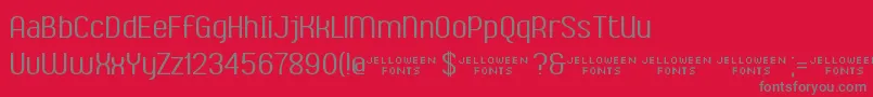 AmbrosiaDemo Font – Gray Fonts on Red Background