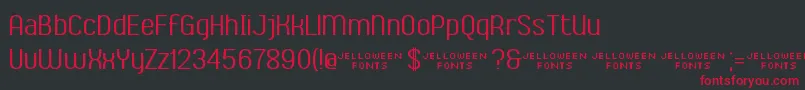 AmbrosiaDemo Font – Red Fonts on Black Background