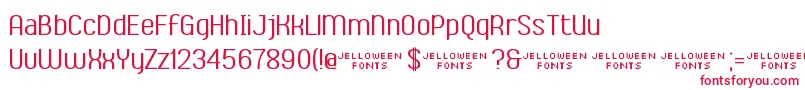AmbrosiaDemo Font – Red Fonts on White Background