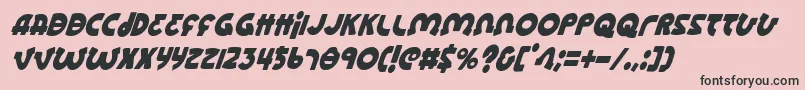 Lionelci Font – Black Fonts on Pink Background