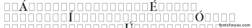 フォントImFellThreeLinePica – ゲール文字
