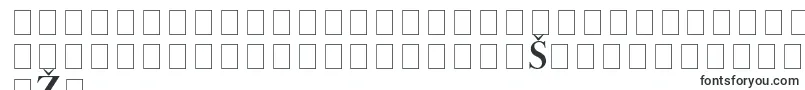 フォントImFellThreeLinePica – ラトビアのフォント