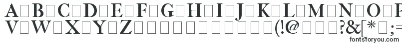 Шрифт ImFellThreeLinePica – широкие шрифты