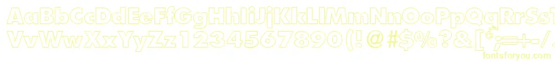 FunctiontwooutlineextraboldRegular Font – Yellow Fonts