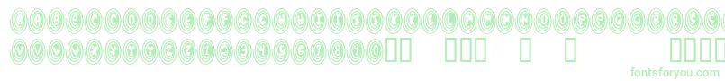 Spiralodellic-Schriftart – Grüne Schriften