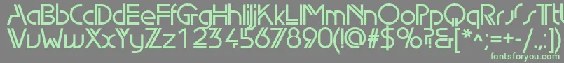 Edgelinedemic Font – Green Fonts on Gray Background