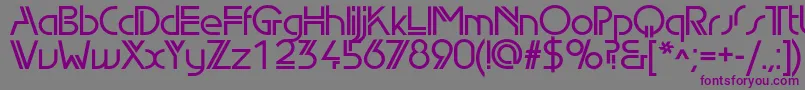 Edgelinedemic Font – Purple Fonts on Gray Background