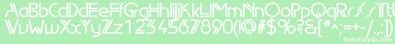 Edgelinedemic Font – White Fonts on Green Background