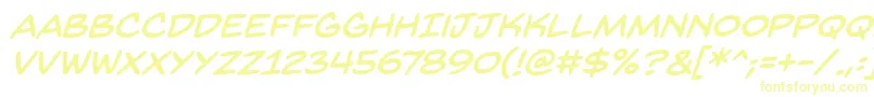 BackissuesbbItal Font – Yellow Fonts