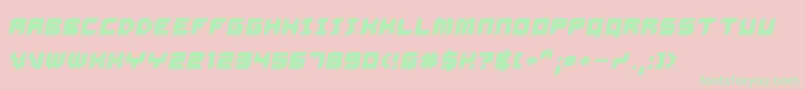 Dalibo Font – Green Fonts on Pink Background