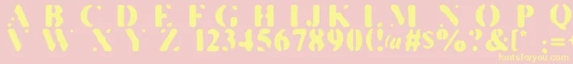 More about KillTheHippies Font KillTheHippies Font – Yellow Fonts on Pink Background
