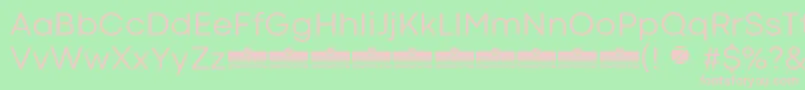 CodecColdNewsTrial Font – Pink Fonts on Green Background