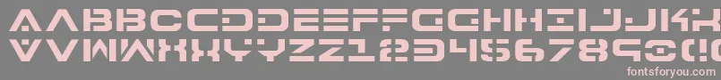 Шрифт 7th – розовые шрифты на сером фоне