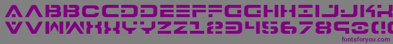 Шрифт 7th – фиолетовые шрифты на сером фоне