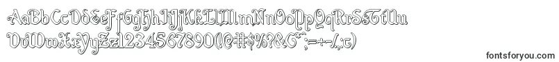 Quillswordout Font – Gothic Fonts