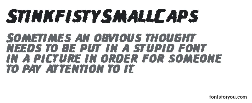 StinkfistySmallCaps-fontti
