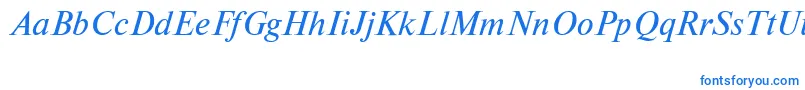Шрифт NewtoncttItalic – синие шрифты