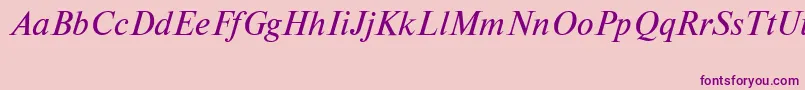 Шрифт NewtoncttItalic – фиолетовые шрифты на розовом фоне