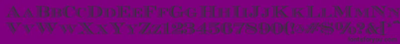 Ecuyerr0902 Font – Black Fonts on Purple Background