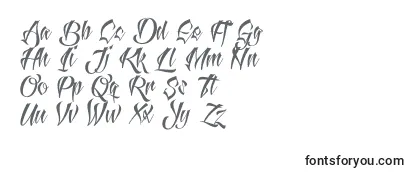 Überblick über die Schriftart AntlersDemo