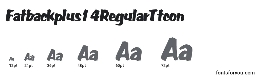 Fatbackplus14RegularTtcon Font Sizes