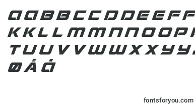 Stardustertitleital font – norwegian Fonts