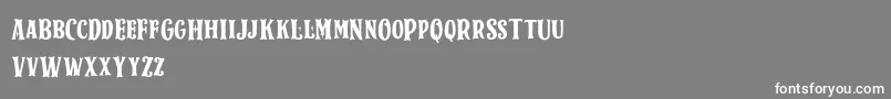 SparkPlugSerifDemo Font – White Fonts on Gray Background