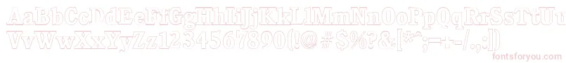 CalgaryoutlineBold Font – Pink Fonts