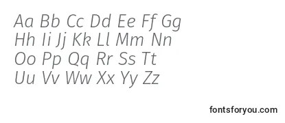 FirasansLightitalic Font