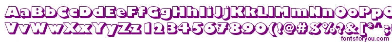 ChantillyDisplayShadedRegular Font – Purple Fonts