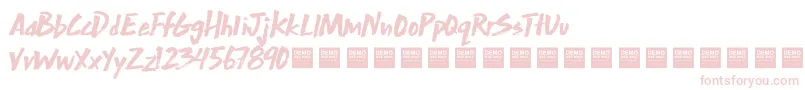 En savoir plus sur la police ExtraMileDemo Police ExtraMileDemo – polices roses sur fond blanc
