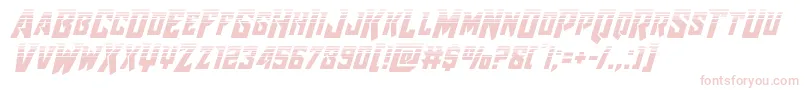 Raidercrusaderhalf Font – Pink Fonts on White Background