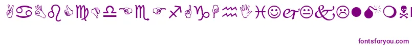 Wingding Font – Purple Fonts