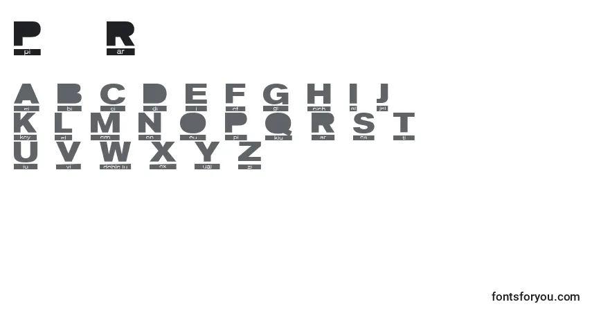 Шрифт PhoneticRegular – алфавит, цифры, специальные символы