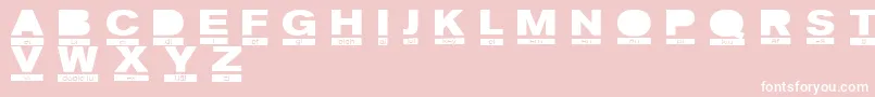 Подробнее о шрифте PhoneticRegular Шрифт PhoneticRegular – белые шрифты на розовом фоне
