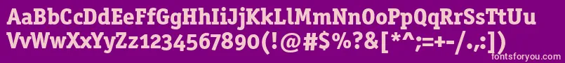 OfficinasermdositcttРџРѕР»СѓР¶РёСЂРЅС‹Р№ Font – Pink Fonts on Purple Background