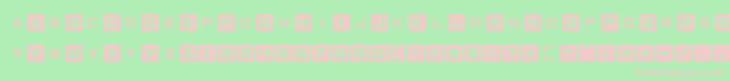 Inversionz Font – Pink Fonts on Green Background