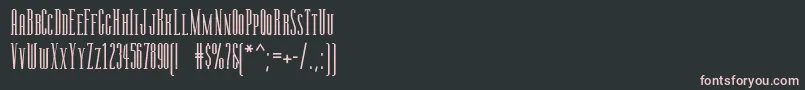 Rsmanzanita Font – Pink Fonts on Black Background