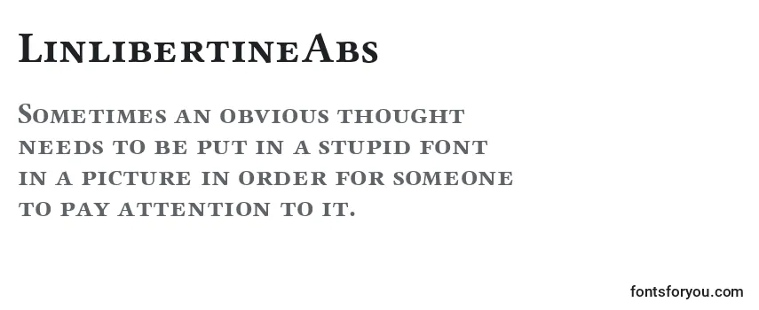 LinlibertineAbs Font