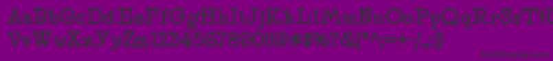 Speedballno2nfBold-Schriftart – Schwarze Schriften auf violettem Hintergrund