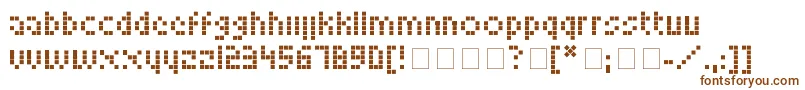 Шрифт LookskyFont – коричневые шрифты на белом фоне