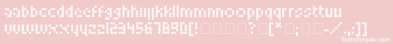 Подробнее о шрифте LookskyFont Шрифт LookskyFont – белые шрифты на розовом фоне