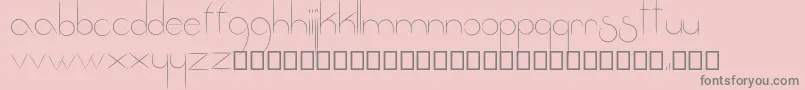 Fantastica-Schriftart – Graue Schriften auf rosa Hintergrund