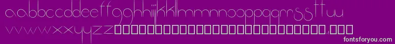 Fantastica Font – Green Fonts on Purple Background