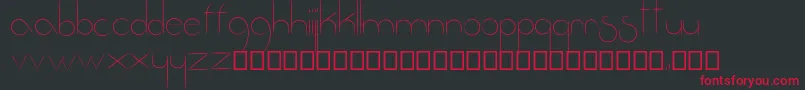 Fantastica Font – Red Fonts on Black Background