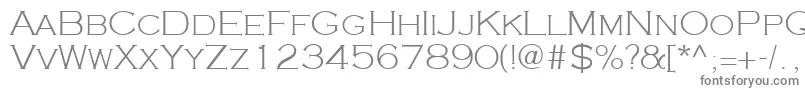 Cooperplanck2Lightsh Font – Gray Fonts on White Background